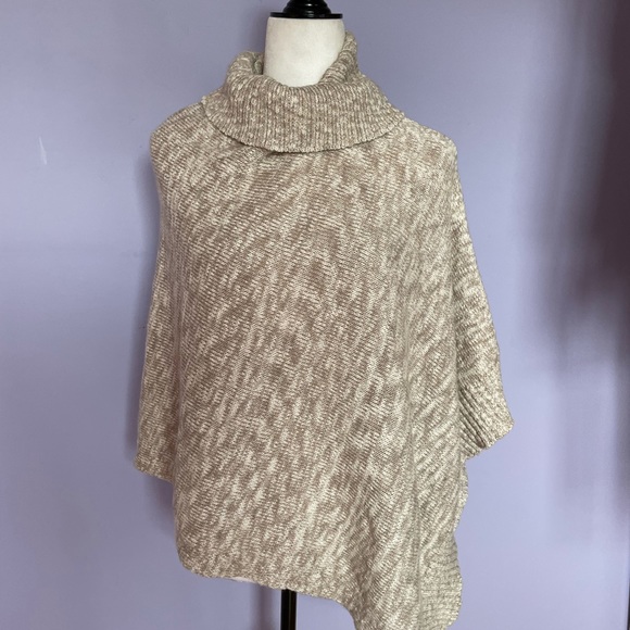 Eileen Fisher Sleeveless Turtleneck Poncho - Picture 3 of 3